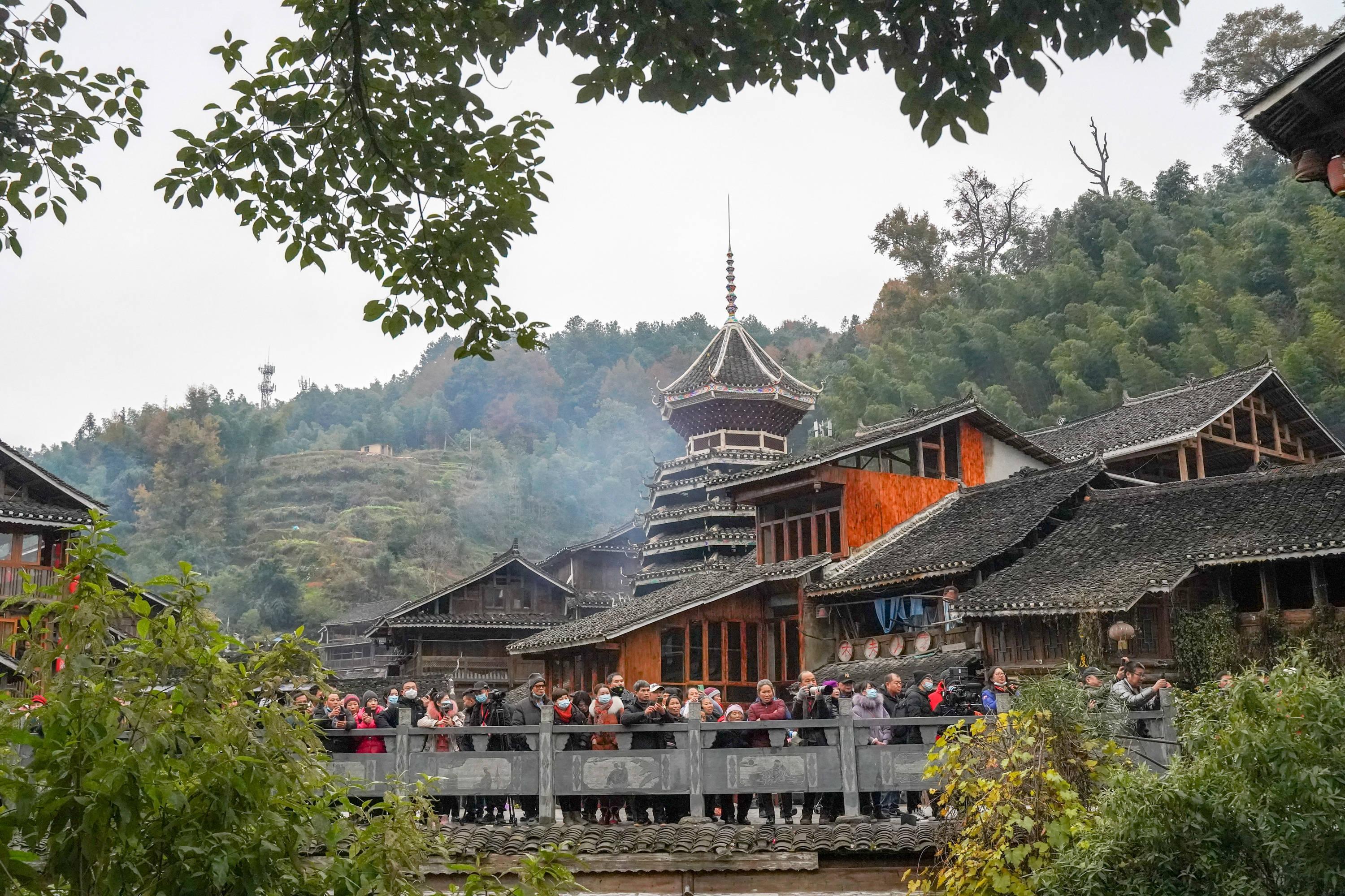 阳朔侗族村寨图片