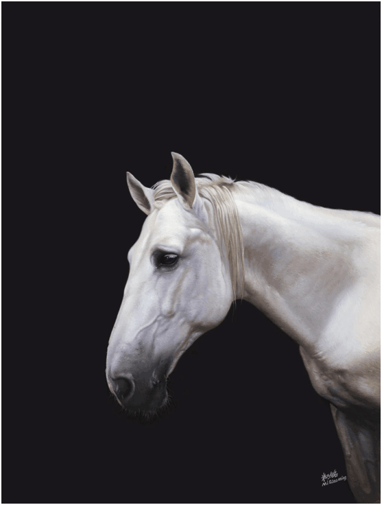 米巧铭布面油画作品