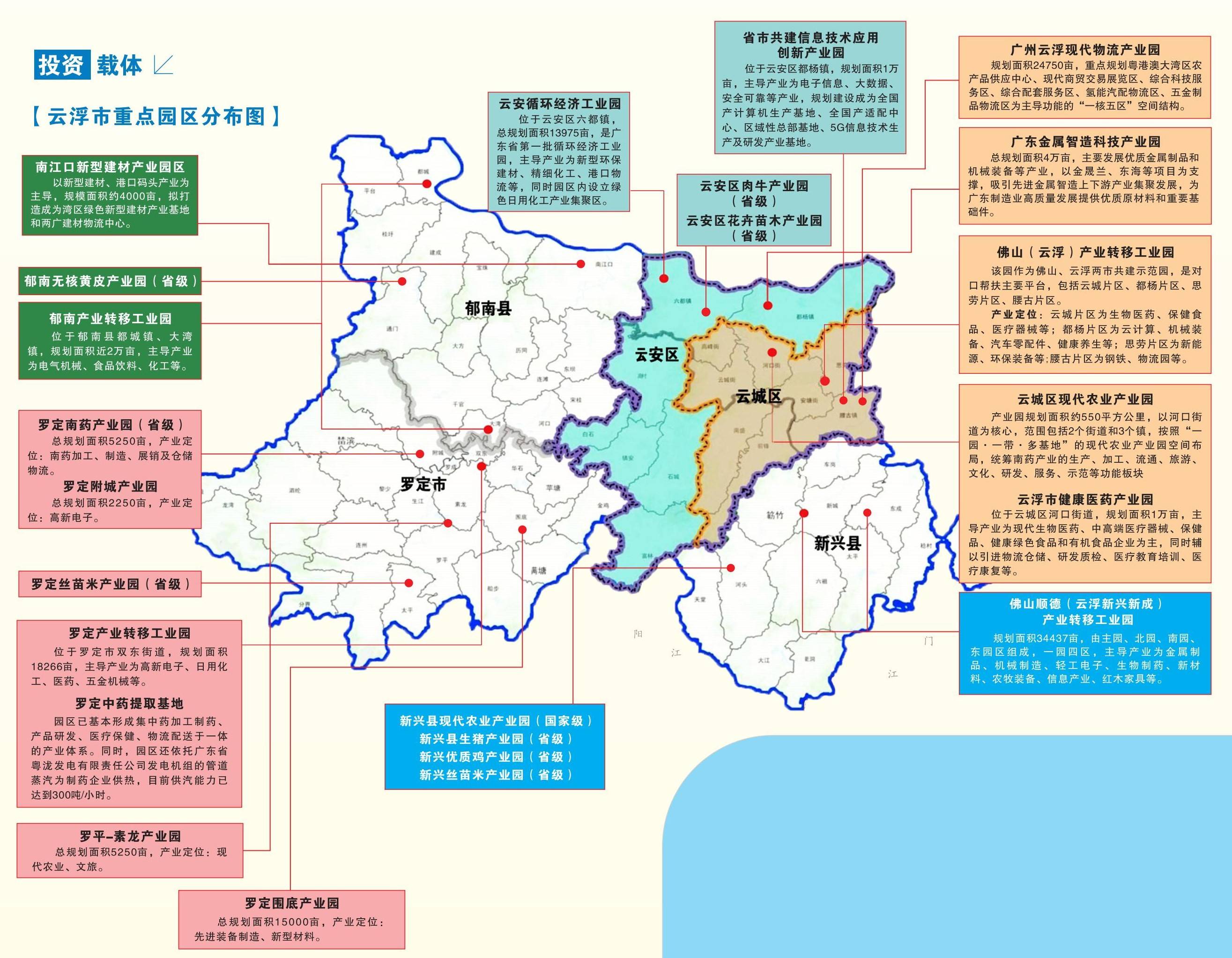 【产业图谱】2022年云浮市产业布局及产业招商地图分析_新兴县_罗定