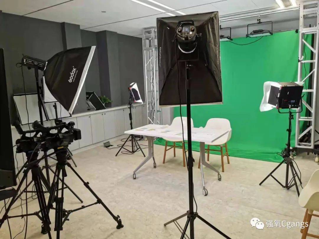 太意广告采用cgangs v3d标准版打造虚拟直播间服务跨国公司_场景_进行