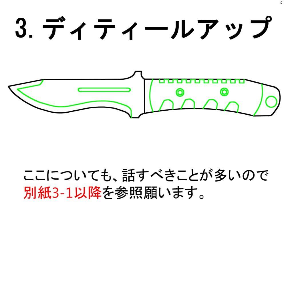 刀子怎么画教你武器小刀的画法教程