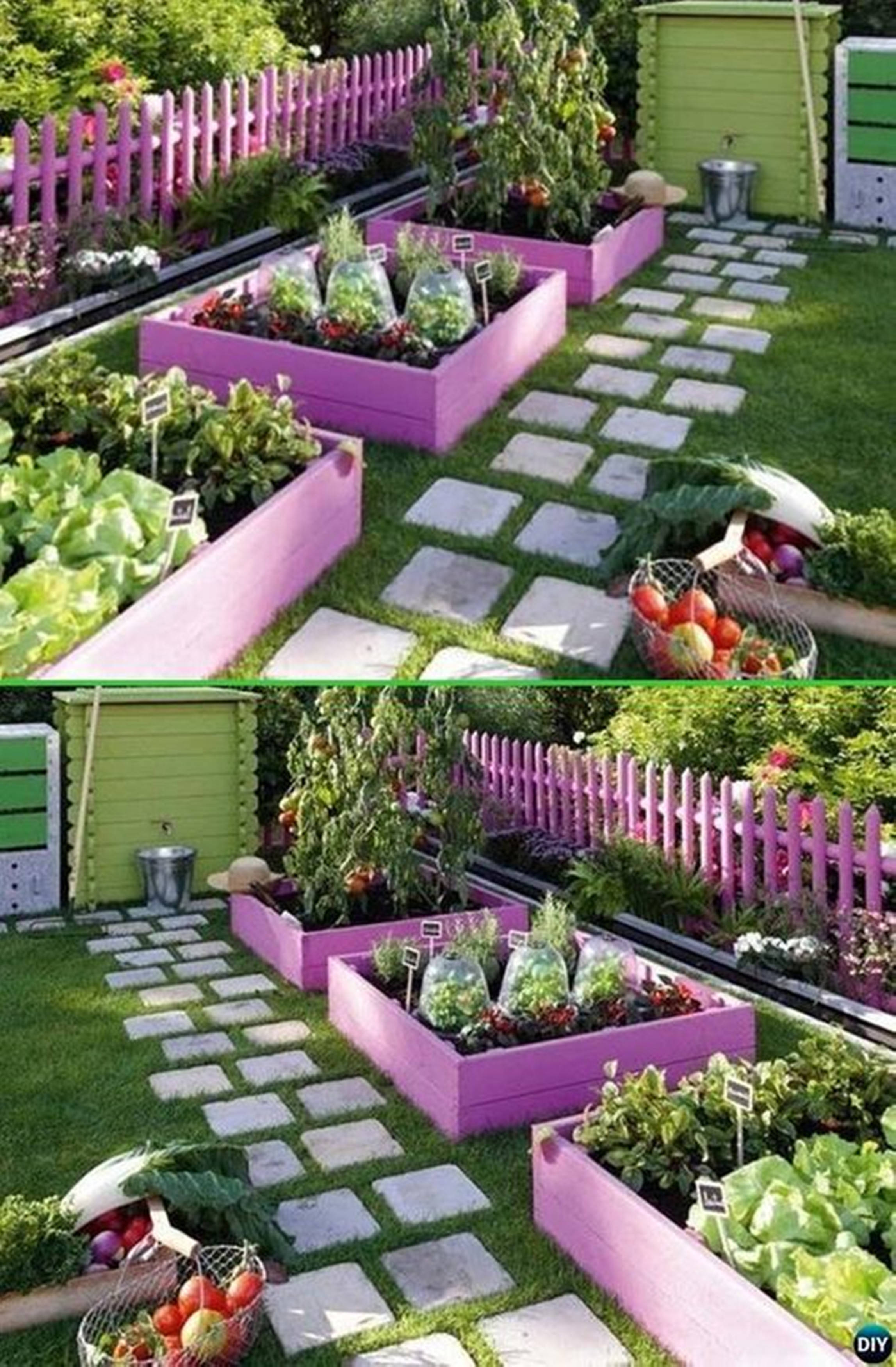 要是有个院子就好了地面插一圈木板围个小菜园忙前忙后也乐意
