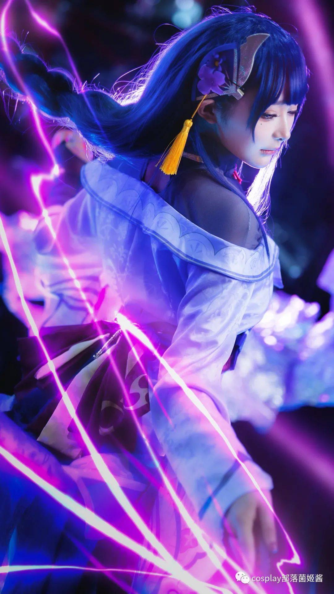 cos原神雷电将军cos正片鱼子酱