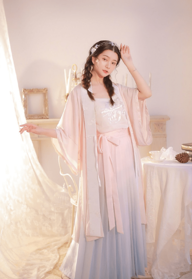 原创最近流行的水果色系汉服温婉甜美清凉一夏