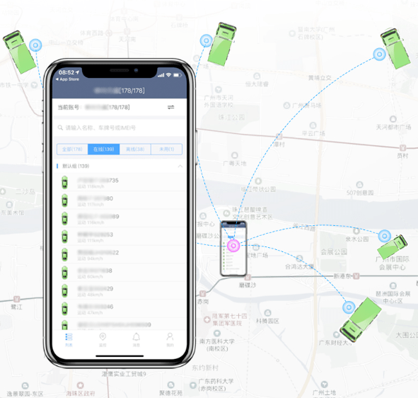 妥善协调通过安装斯沃德智能定位终端可实时查看货运车辆的位置信息