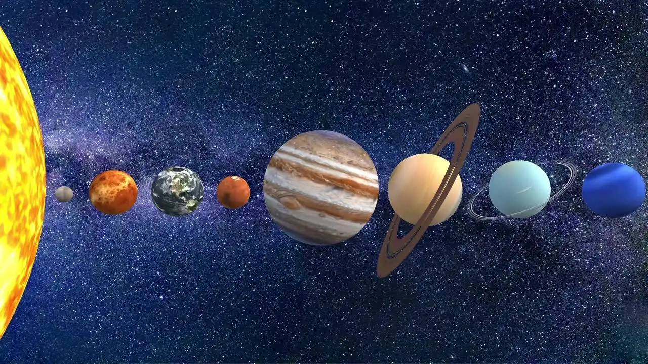 这八大行星分别是水星,金星,地球,火星,木星,土星,天王星和海王星