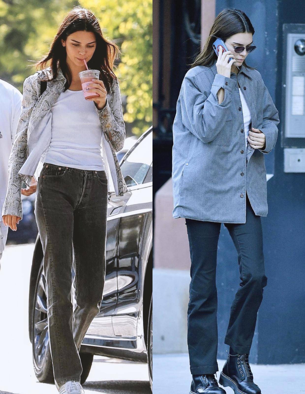 原创肯豆kendall身材360度无死角学她穿欧美风搭配高级感说有就有