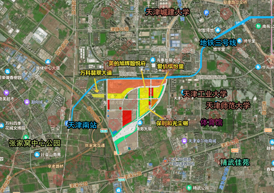 新增住宅面积95万方天津西青区宾水西大寺两大板块释出新规划