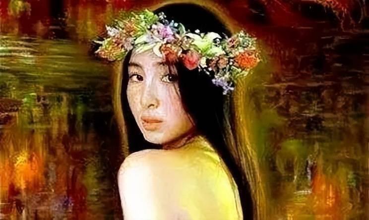 李杜平画女儿的画图片
