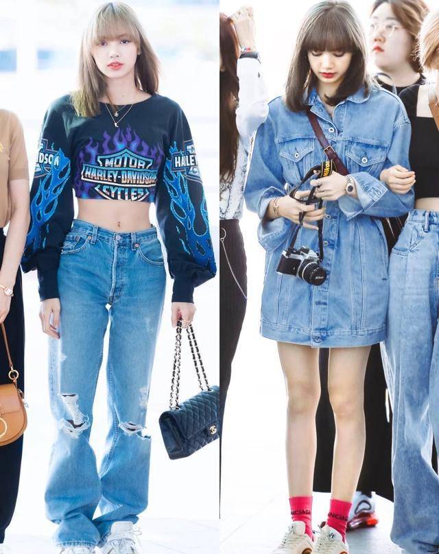 看看她的日常穿搭,高级时髦又潮范十足_身材_牛仔裤_显得