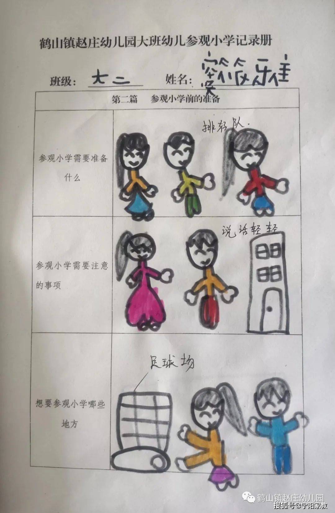 校園資訊走進小學體驗成長鶴山鎮趙莊幼兒園幼小銜接之參觀小學活動