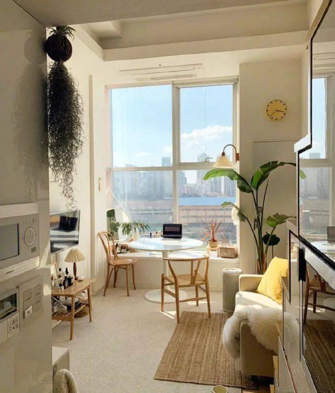 这套小户型loft公寓太令人向往了功能齐全又敞亮一个人住超赞