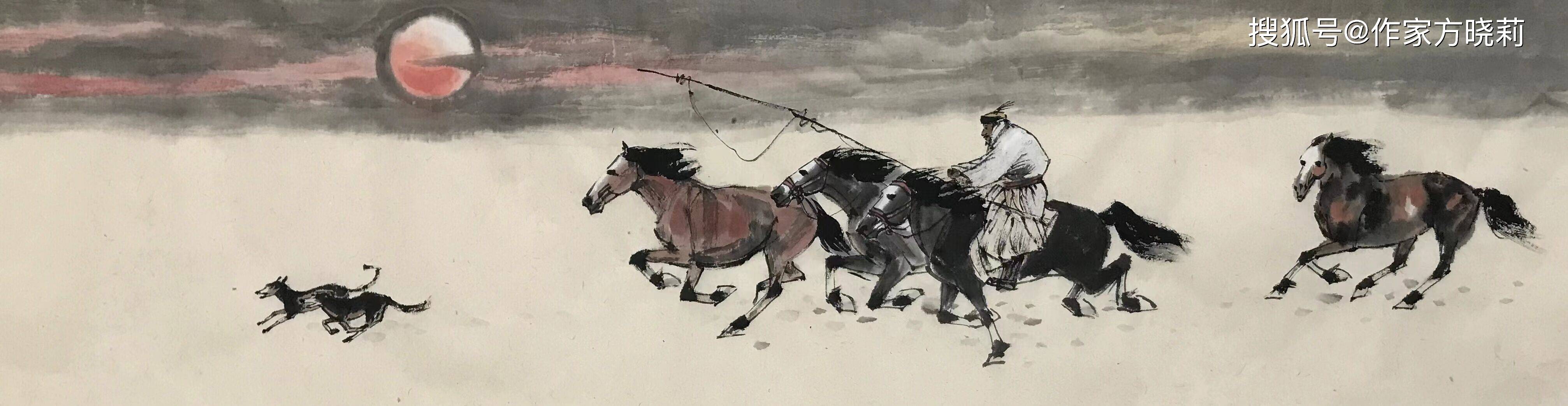 原创以梦为马戍边塞画笔从戎军马魂边塞军马画家高岩的戎塞情结