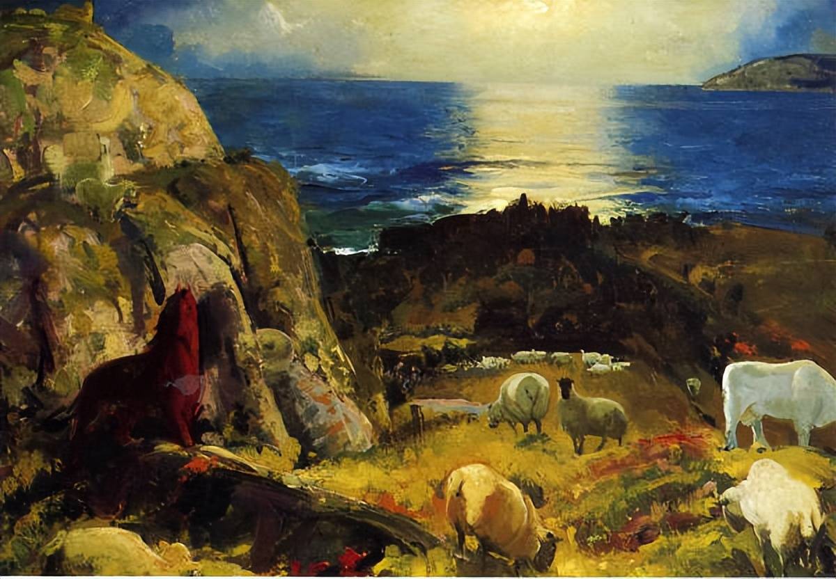 美国画家George Wesley Bellows 油画作品欣赏