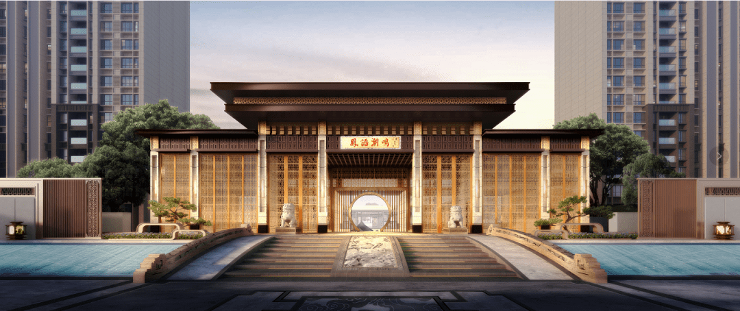 佛山顺德中国铁建凤语潮鸣效果图规划图