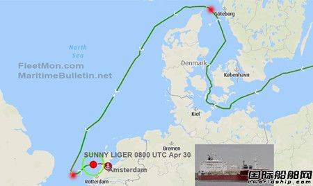 悬挂他国旗帜装载俄罗斯柴油的油轮卸货,导致该船无法在鹿特丹停靠