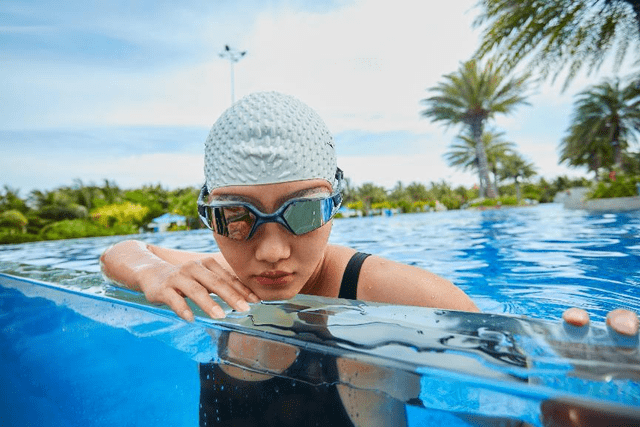 高清大框速比涛泳镜测评3d软弹硅胶舒适贴合眼周