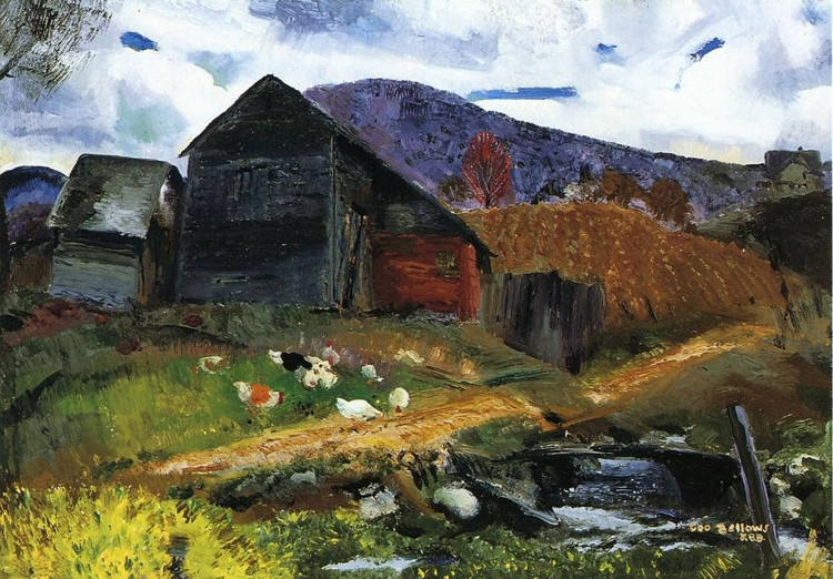 美国画家George Wesley Bellows 油画作品欣赏