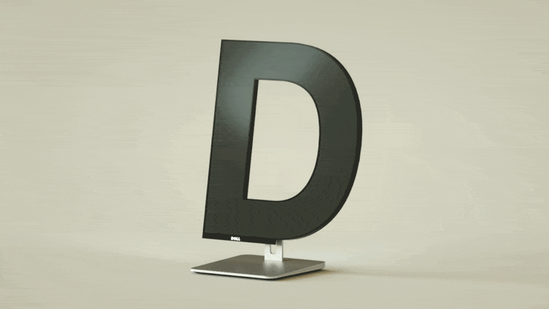 英文字母设计创意拟物风