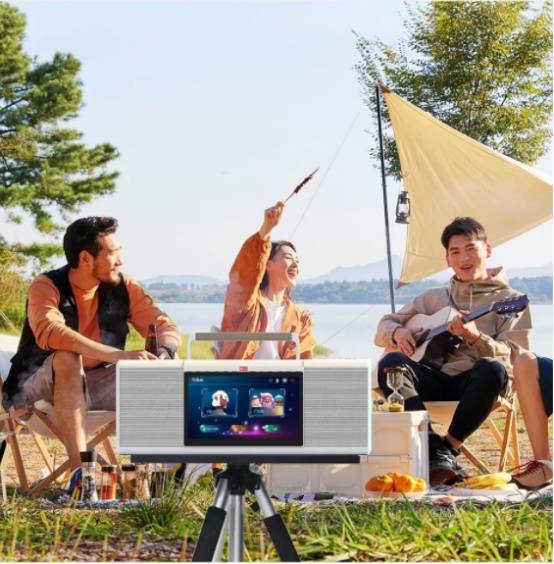 户外露营大热带着移动ktv实现歌与远方