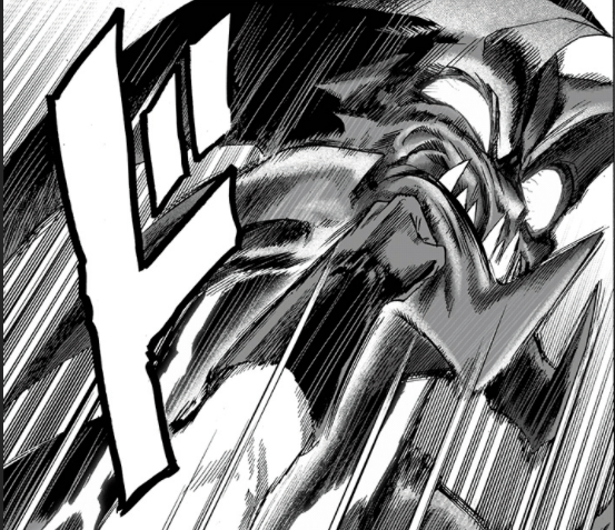 原创一拳超人埼玉战牛角饿狼手下留情一拳没有灭敌是因为king