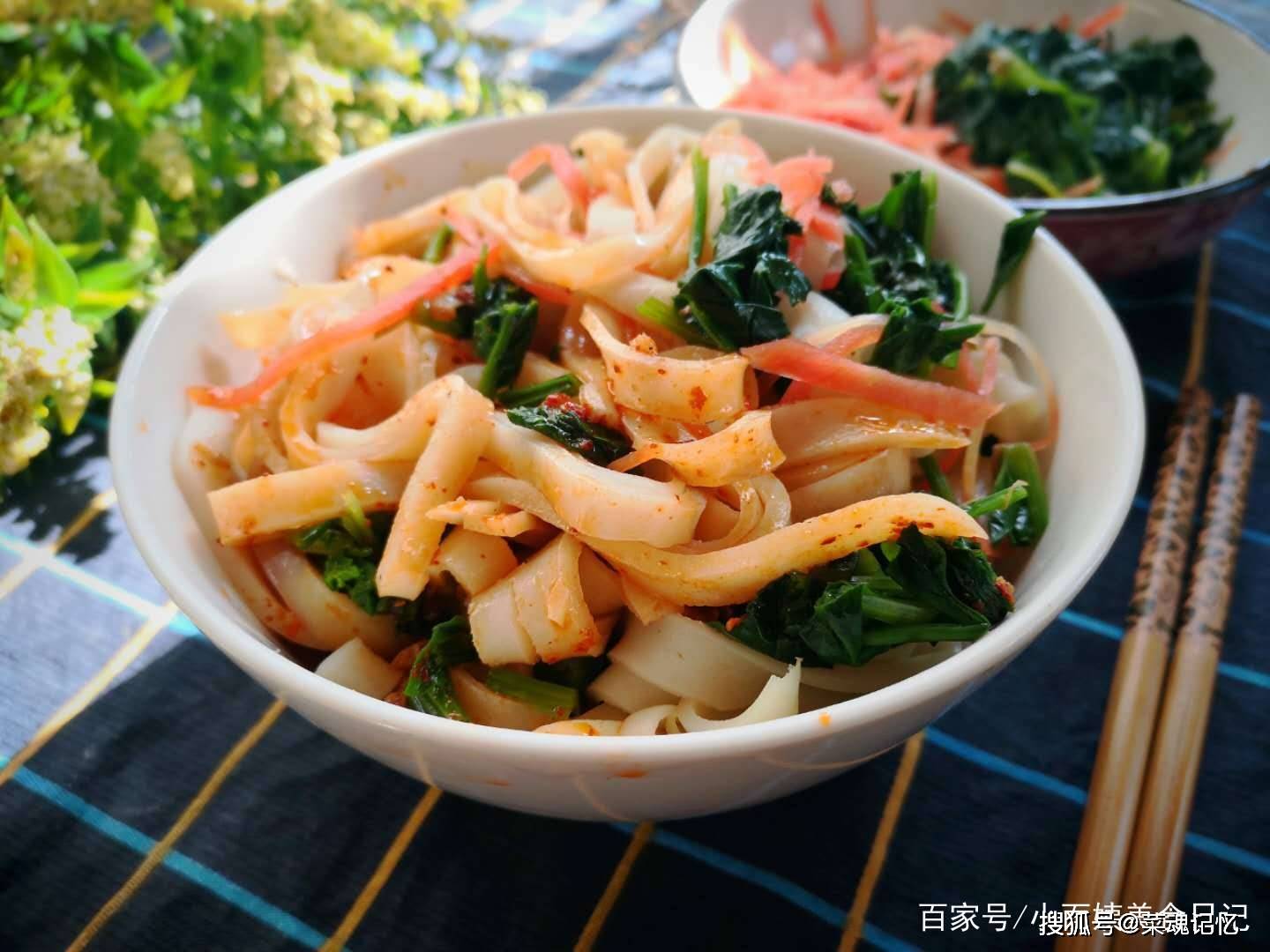 原创做凉皮不是发黏就是开裂只要记住配方和比例保证一次就成功