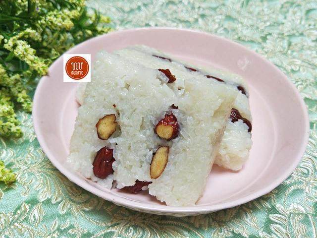 切糕其实只用这两种食材,手把手教会你在家自制最好吃的切糕!_美食_小时候_红枣