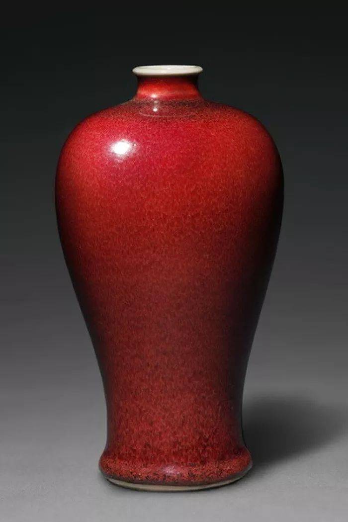 博物馆宣德红釉瓷器图片