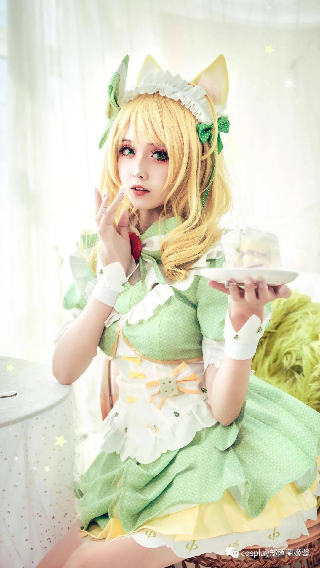 cos王者荣耀妲己抹茶甜心cos正片秋楚楚