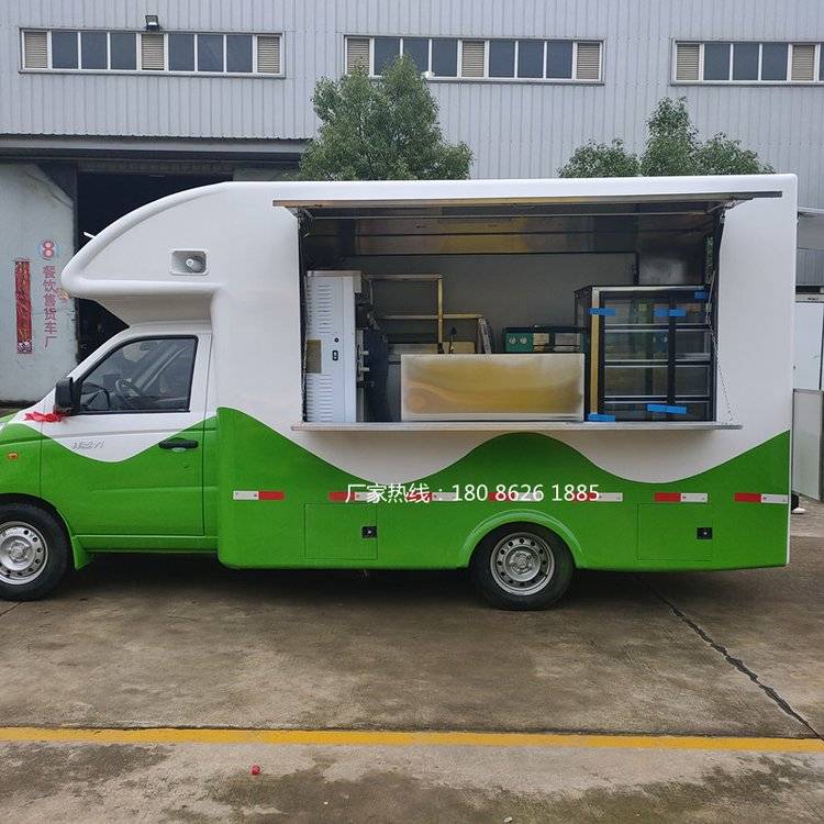 戶外流動售貨車燒烤炸串車美食加工餐車