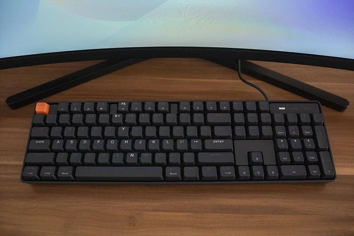 xiaomi有线机械键盘红轴开箱体验