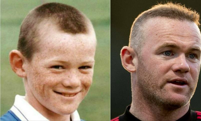 基因问题鲁尼从17岁出道开始,就是胖胖的形象,而且早期还有脱发地中海