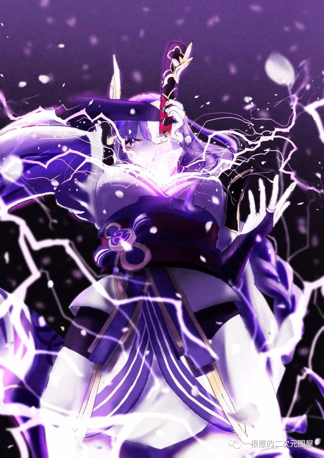 原神美图雷电将军