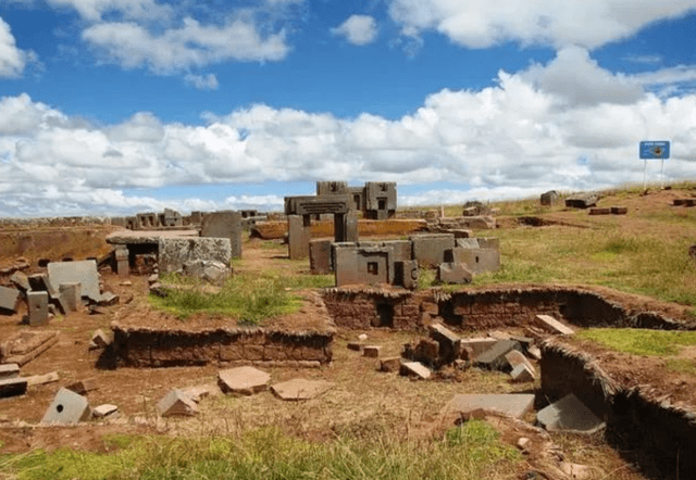 100多吨重的巨石"积木"搭出一座古城—普玛彭古_石头_亚瓦纳科古_石板