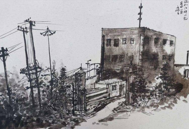 艺里道外画家闫景阳乡村振兴画龙江之五