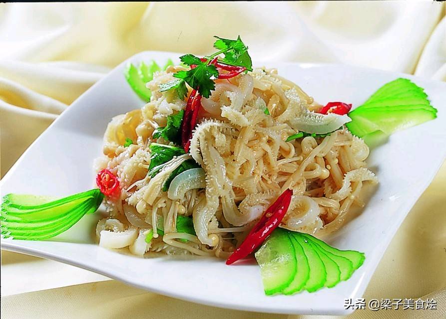 牛百叶除了刷火锅春天大厨教你做凉拌菜炝拌牛百叶