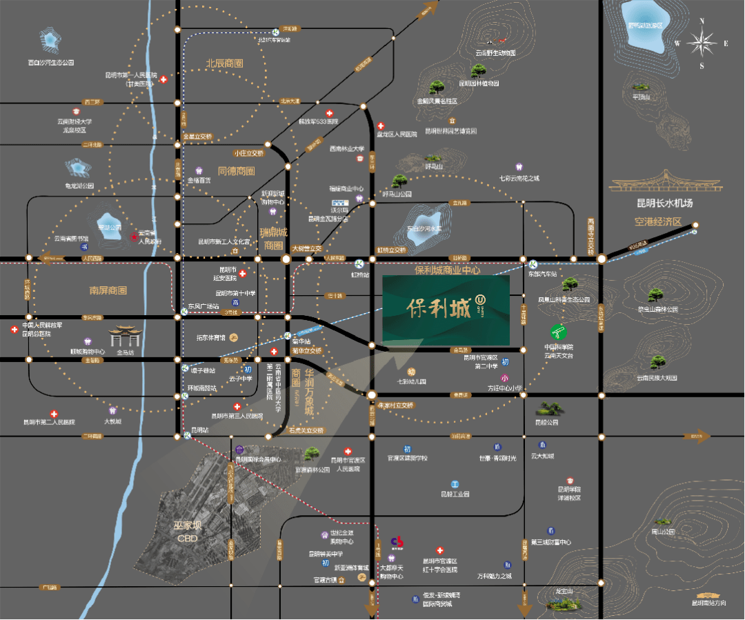 昆明保利城建面约90142㎡精装交房36号线双地铁加持价格13000起