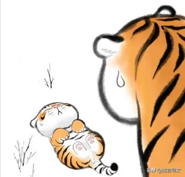 这组"胖虎图"让人忍俊不禁_林之王_萌虎_妈妈