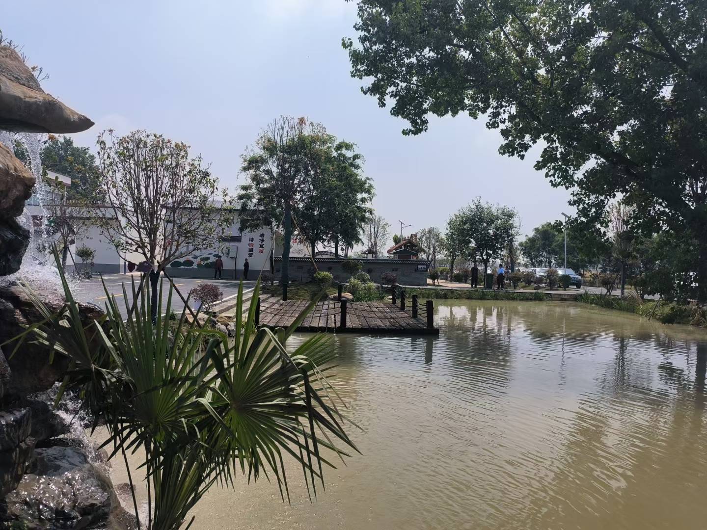 美丽乡村文渠镇李洼文听蝉