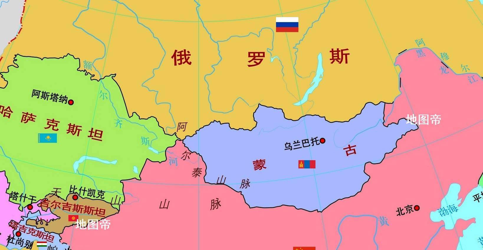 古代的漠南漠北是今天的内蒙古与蒙古国吗