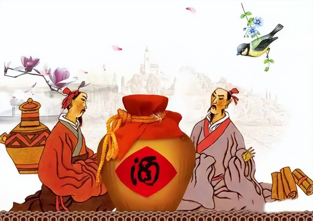 拿出自己珍藏多年的好酒和兄弟们一起大口的豪饮,其场景非常的豪迈,让