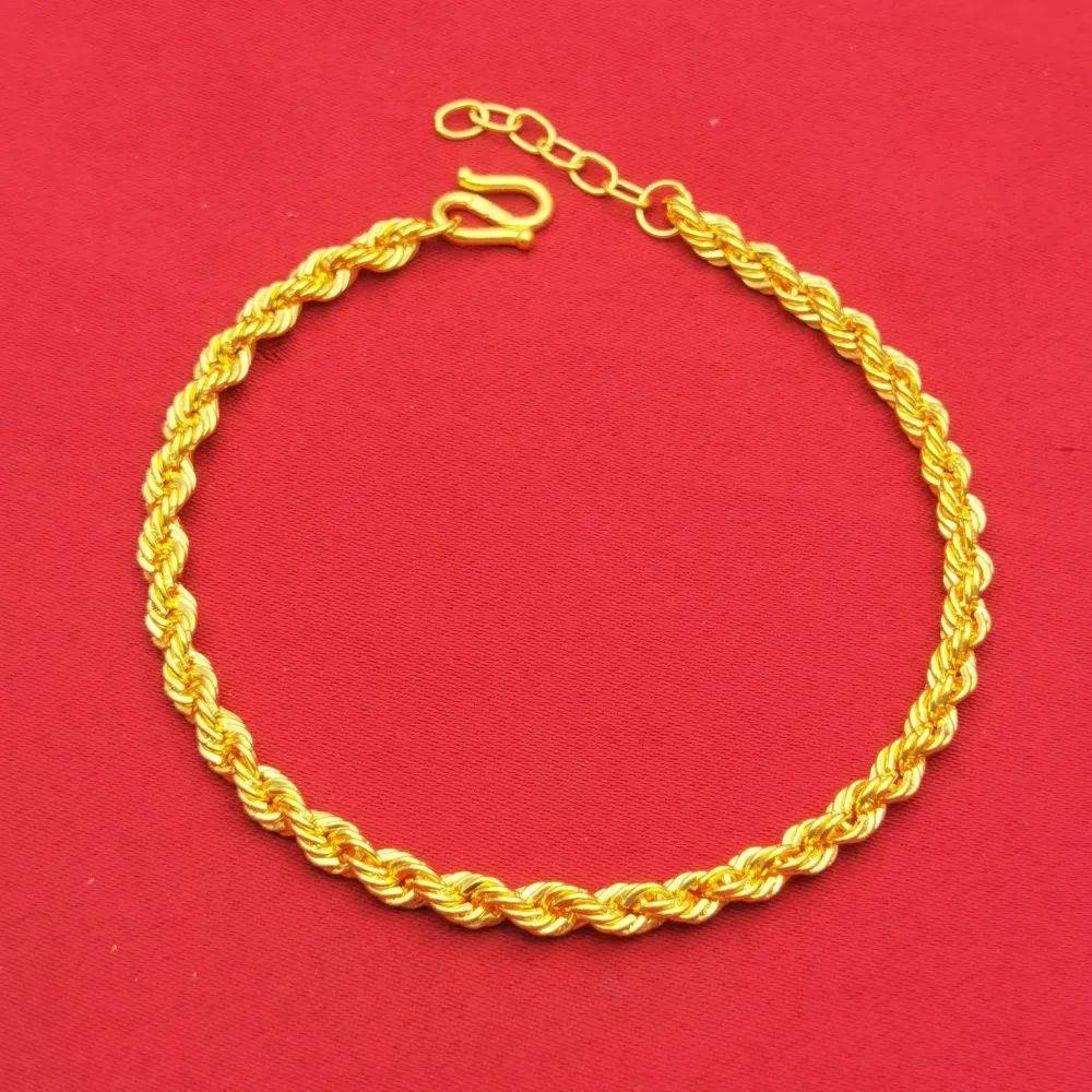 凤尾链绞丝链美妆链黄金手链经典款式都在这了