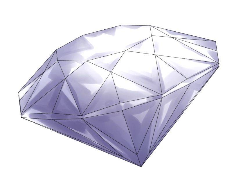 立体钻石画法 立体图图片