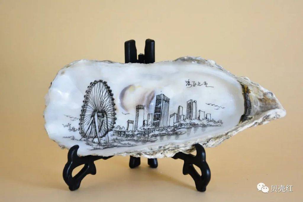 【城市名片&深圳海洋手绘】蚝壳资源再利用,创意手绘耀精彩!