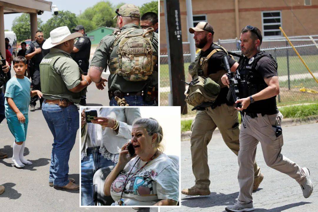 16死含14名儿童德州一小学突发致命枪击案18岁高中生枪手扫射校园已被