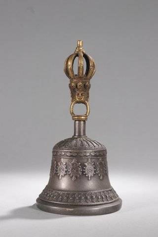 藏传家藏天铁法器铃铛