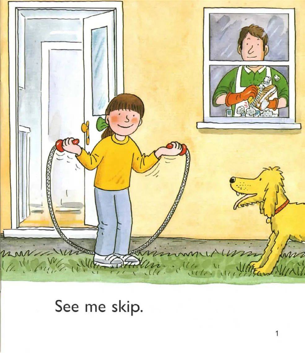 【节奏牛津阅读树】第一阶段 see me skip_me_跳绳_biff