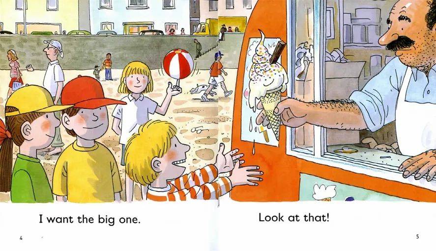 节奏牛津阅读树第一阶段theicecream