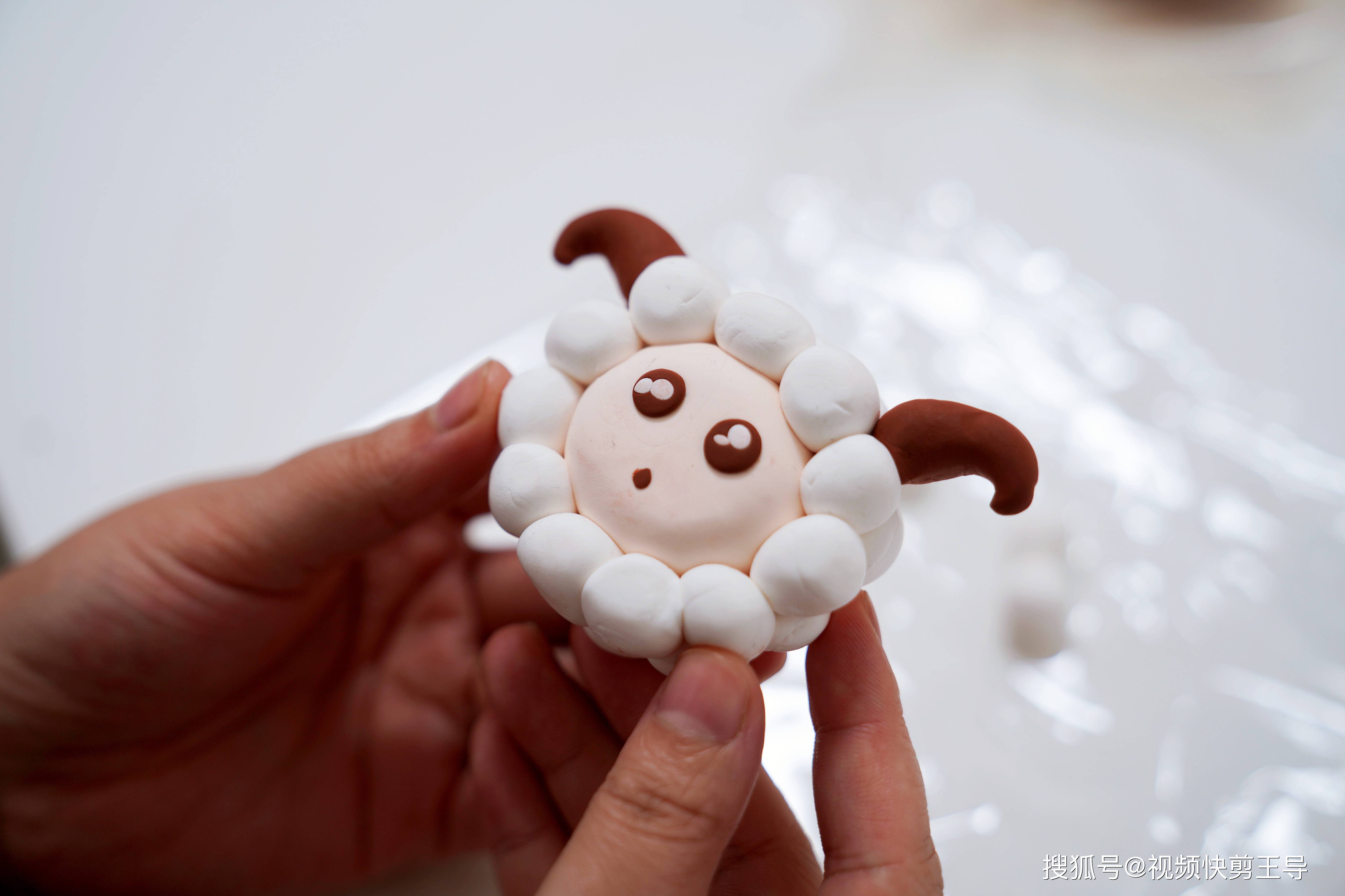 磨金石教育||老师们手造互动课,制作『羊羊叠叠乐』秒变惊喜盲盒_粘土