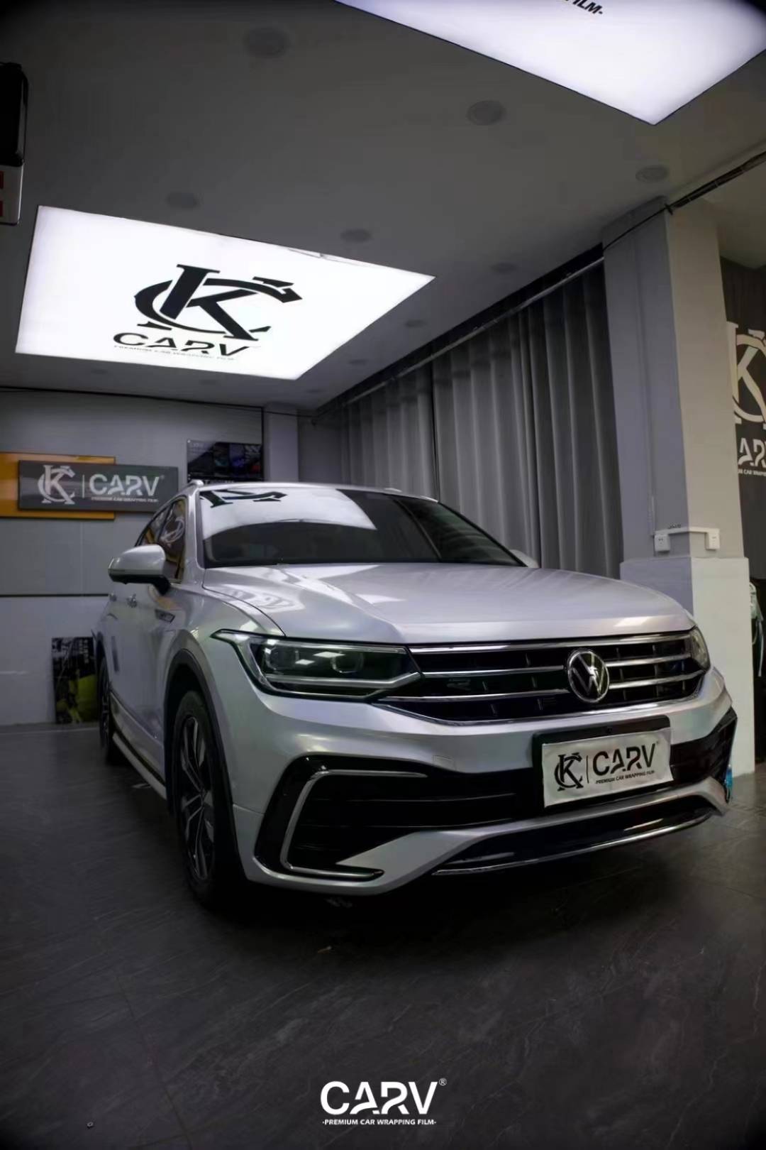 汽车改色贴膜#卡孚改色膜#卡孚carv#大众途观